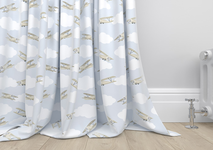 Flying Ace, Golden - Made to Measure Curtains - Image 6